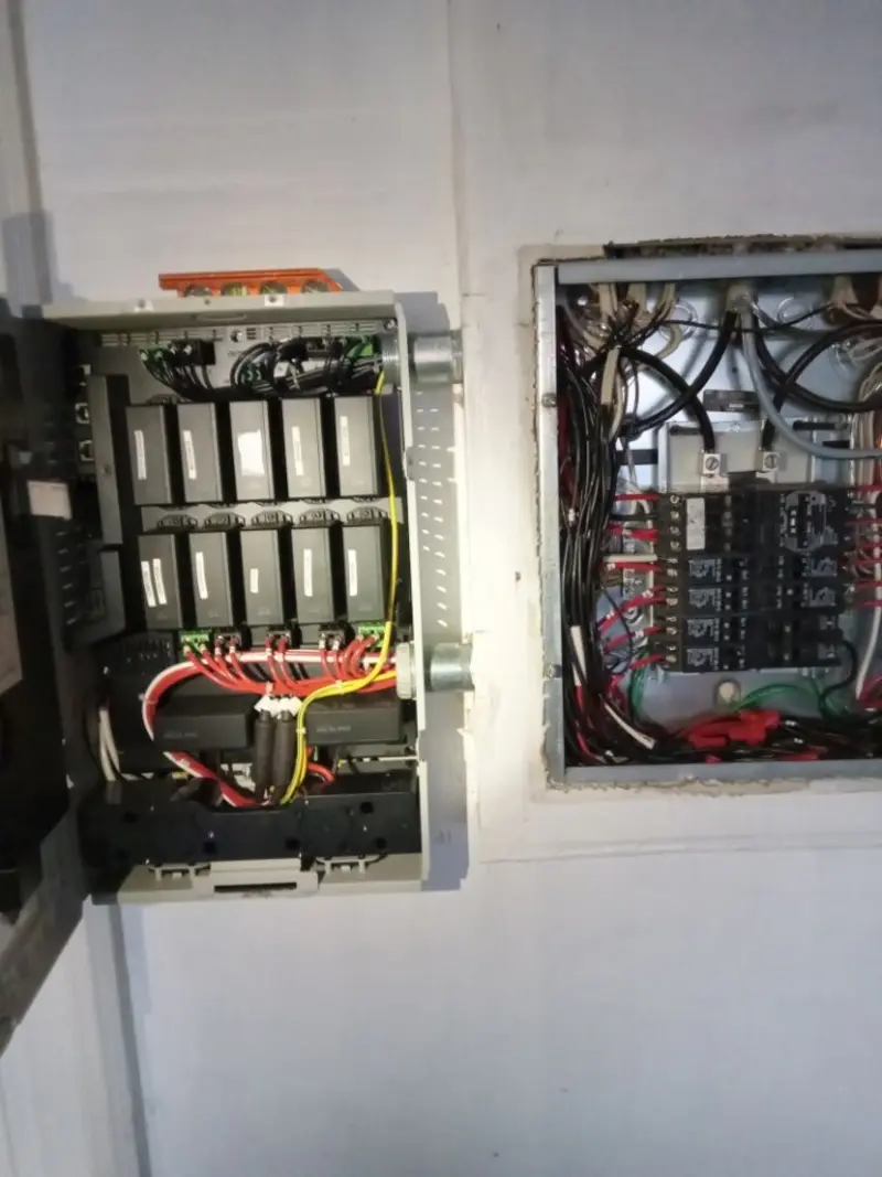 Electrical panel upgrade completed for Ring Doorbell Installation in Elizabeth